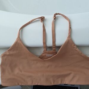 GIRLFRIEND COLLECTIVE V Bralette NWOT Toast Tan Medium